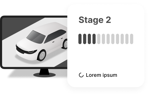 Automated monitoring of wash stages and completion status